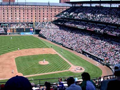 Camden Yards during the game