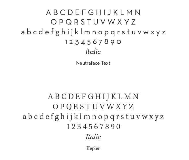 primary fonts