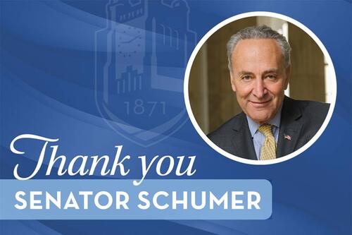 Thank you Charles Schumer 