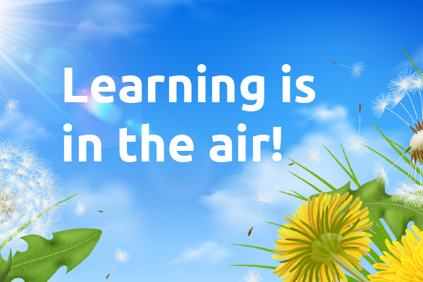 Learning is in the air!