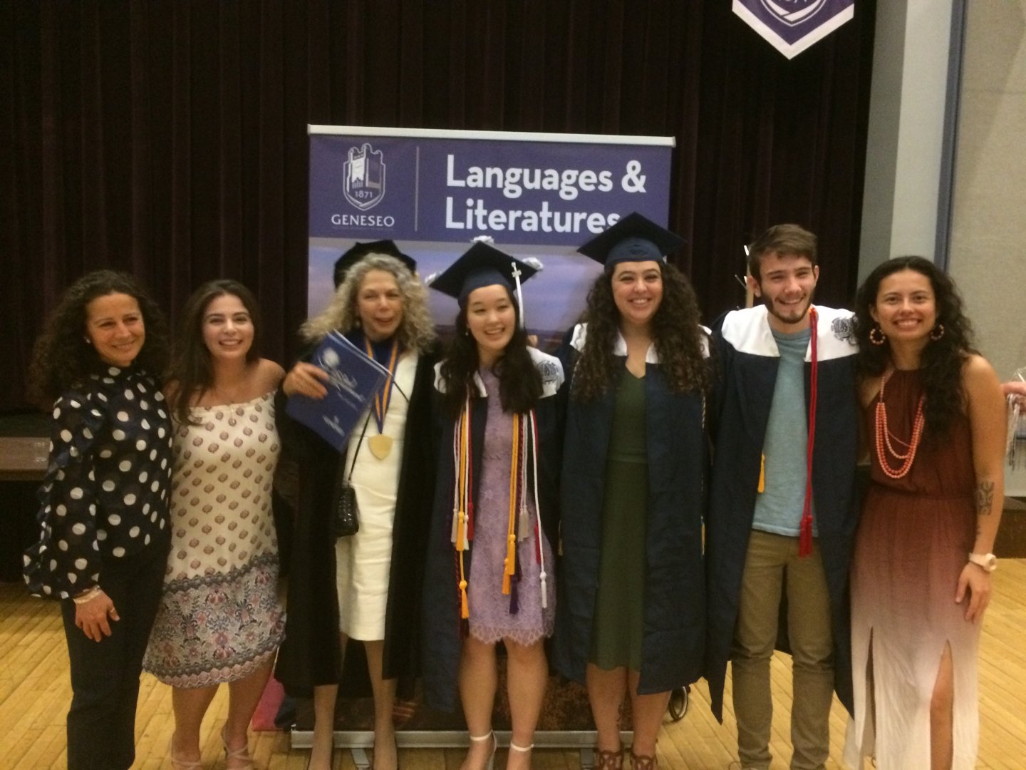 Spanish grads with faculty