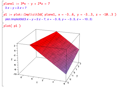 plot::Implicit3d plots implicit surface