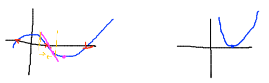 Newton method linearizes function whereas bisection halves interval