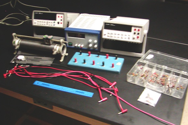 resistivity lab setup