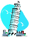 Clip Art Leaning Tower