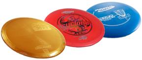 image of 3 golfing discs