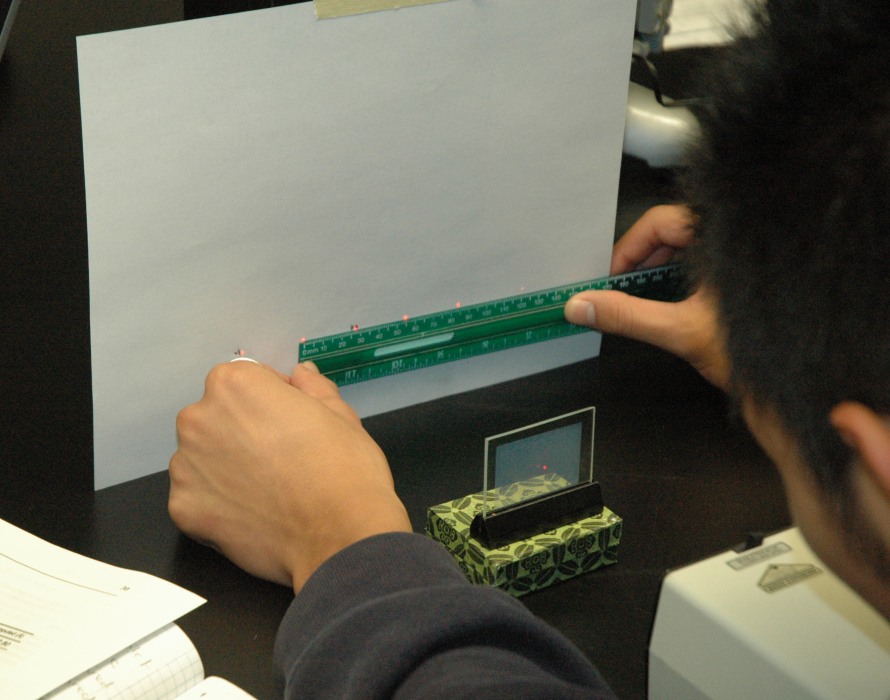 measuring diffraction with a ruler
