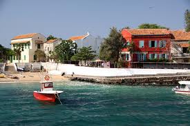 Image of a dock at Goree Island