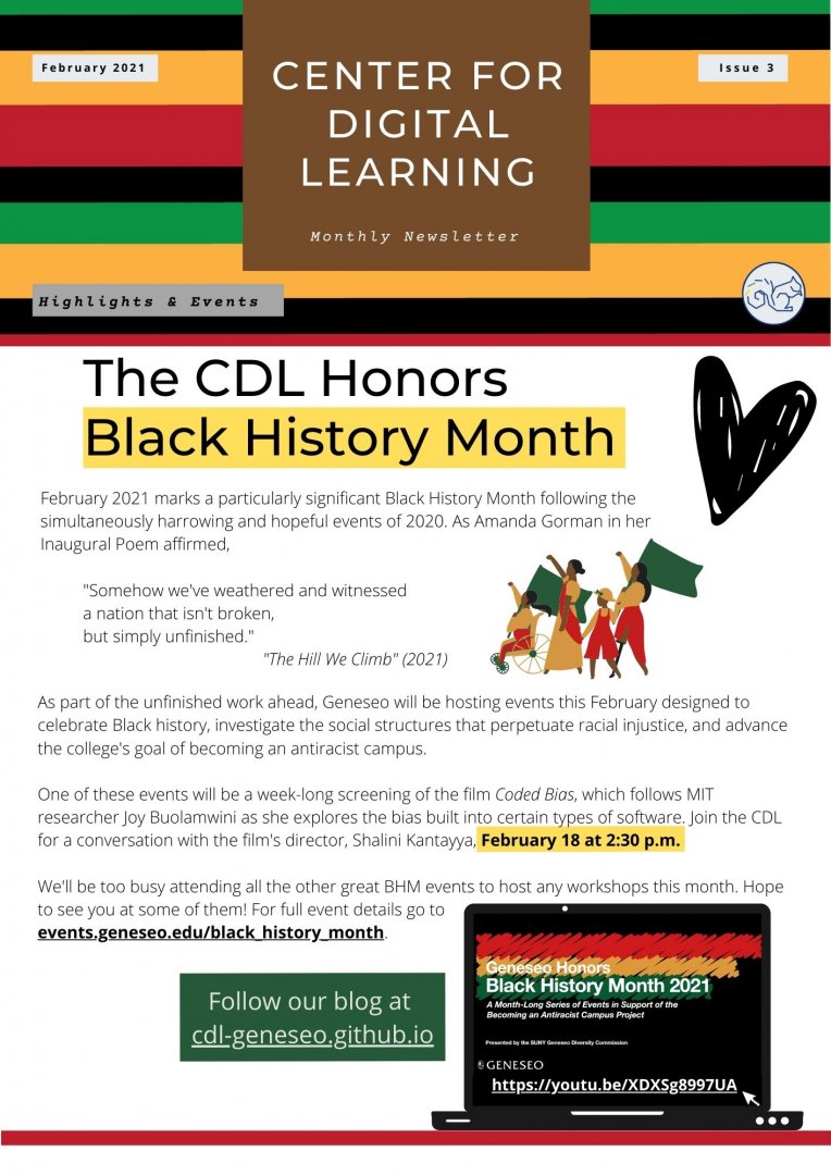 CDL Feb 2021 Newsletter