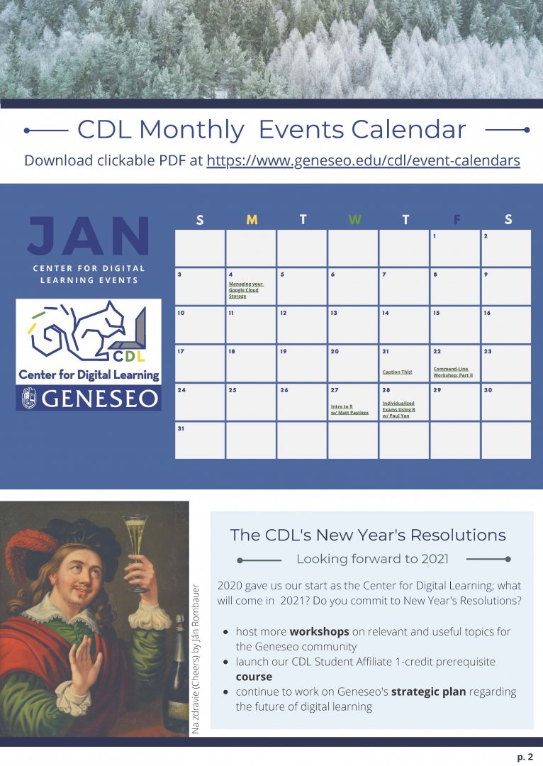 CDL January Newsletter page 2