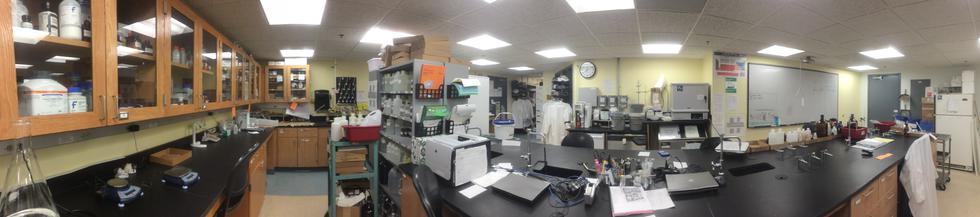 Photo of the chemistry stockroom