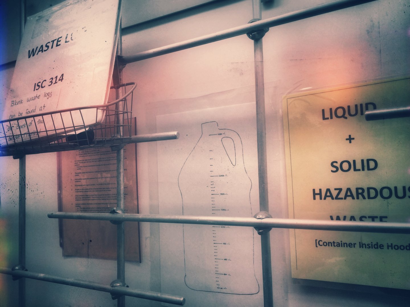 Liquid Hazardous Waste Sign