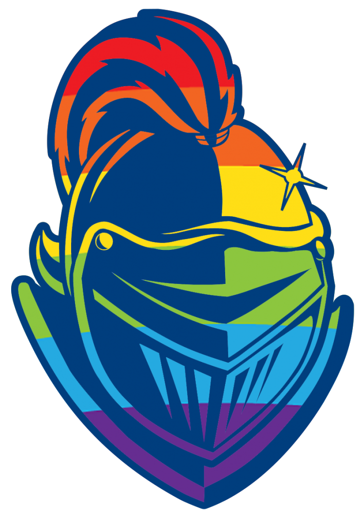 LGBTQ+ Knight Logo