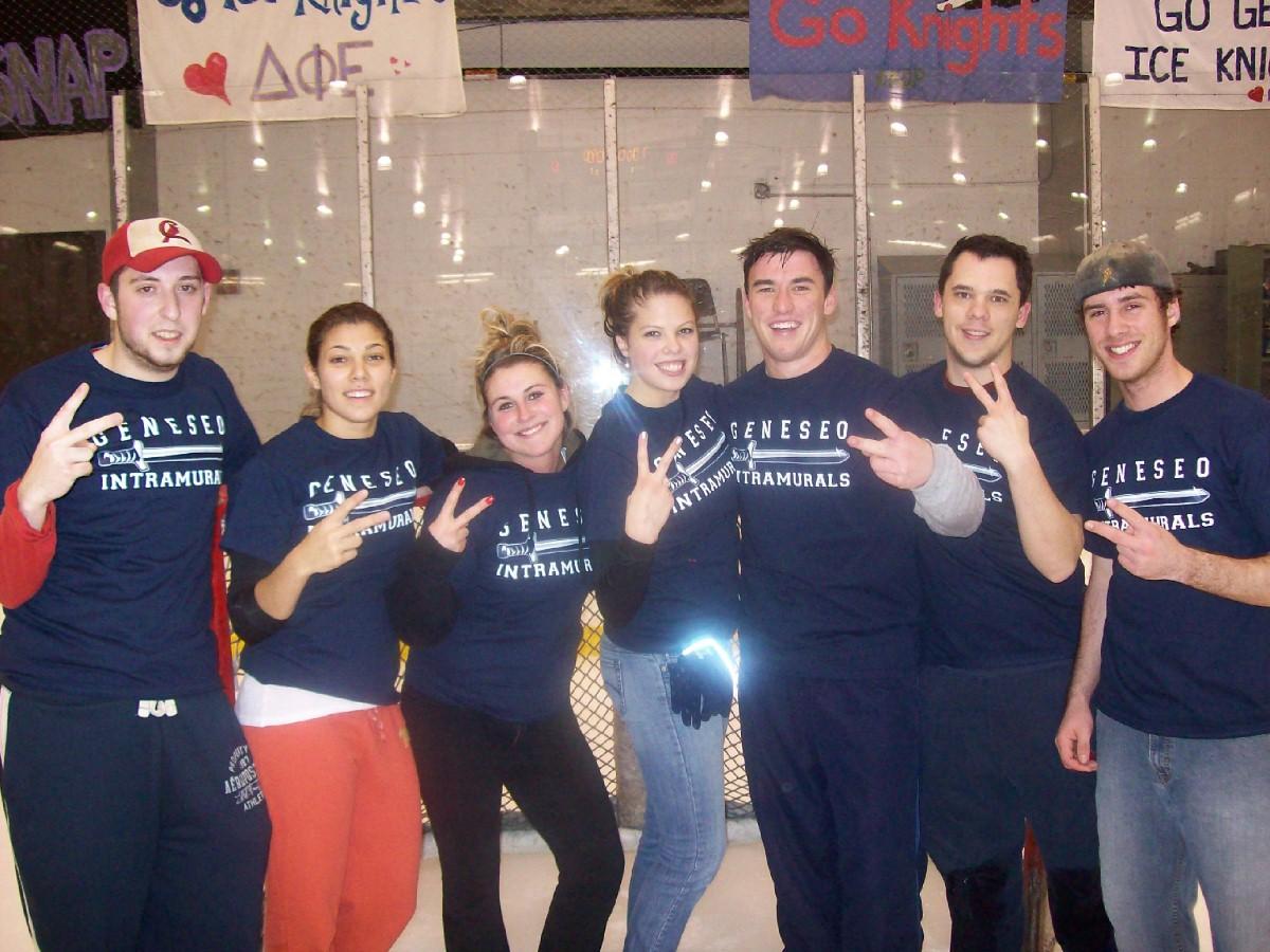 Co-ed Broomball Champions