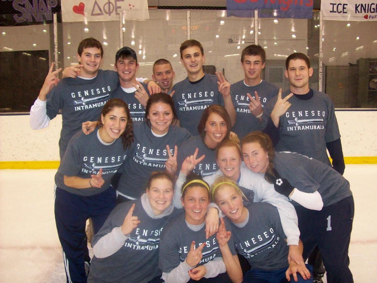 Co-ed Broomball Champs Co-ed 1