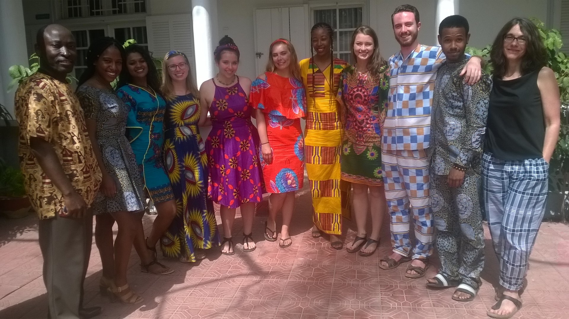 Picture of a group in African attire