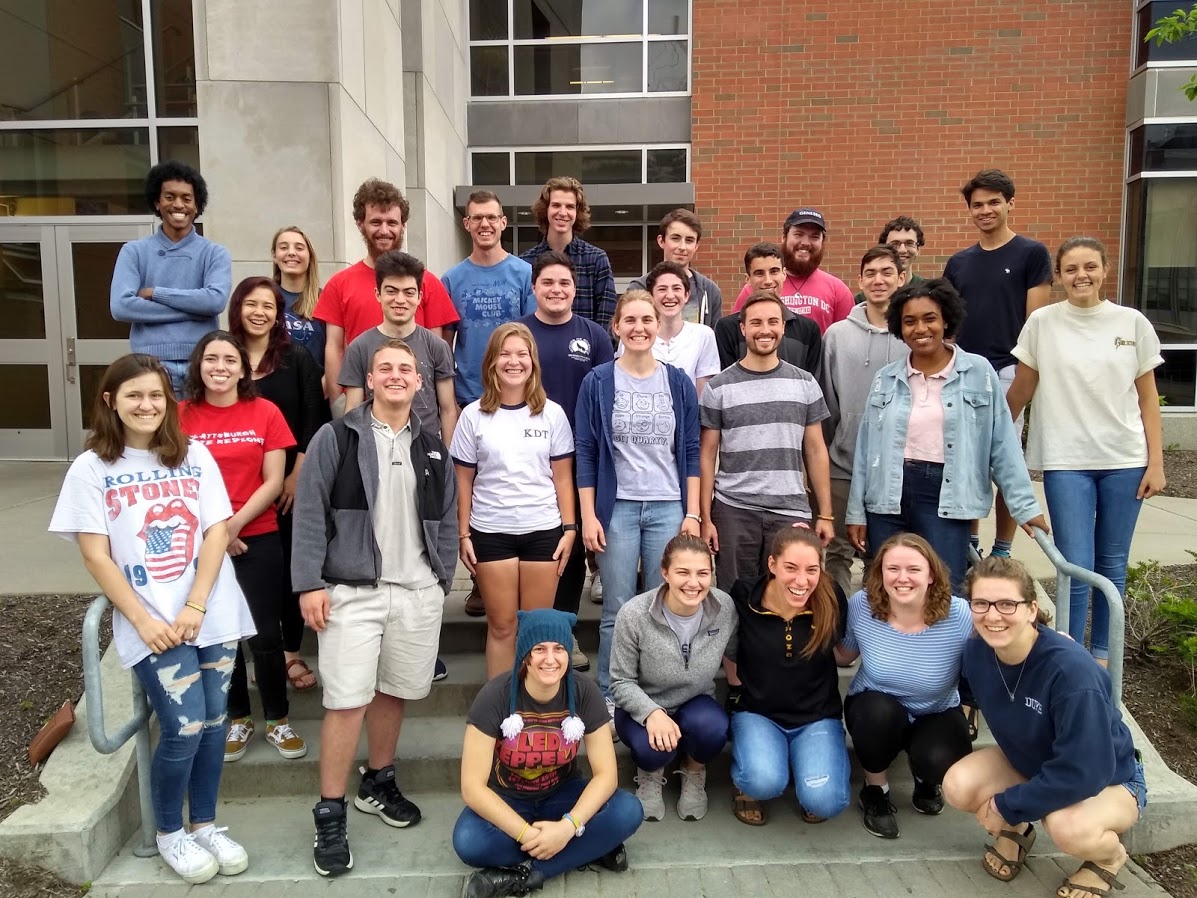 photo of summer research students
