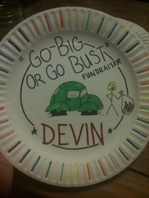 Devin paper plate