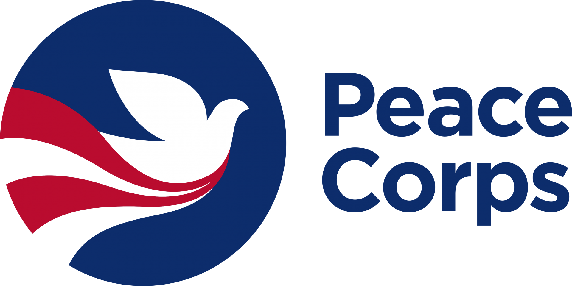 Peace Corps logo - Dove with word mark