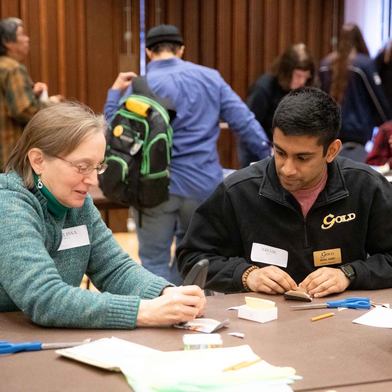 student and citizen volunteers