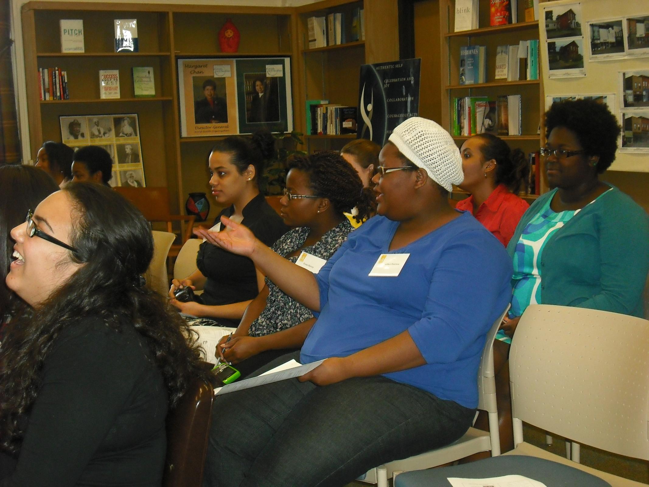 women's leadership institute development session