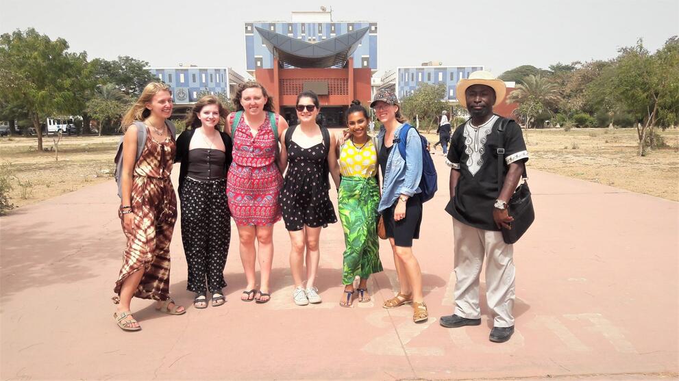 Photo of summer 2019 group in Senegal 