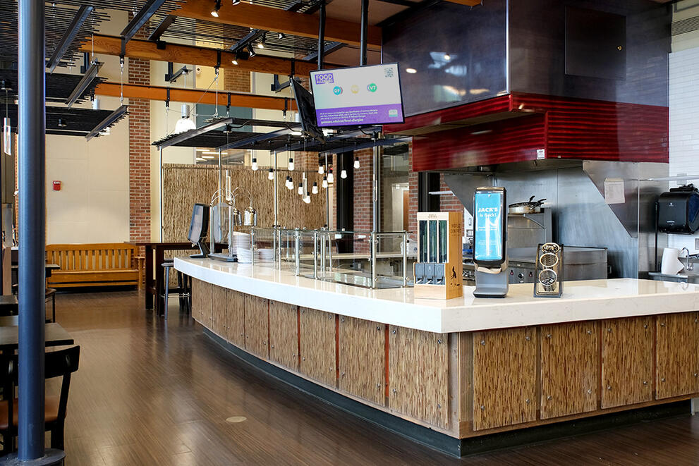 Twisted Fork station in Red Jacket Dining Complex.