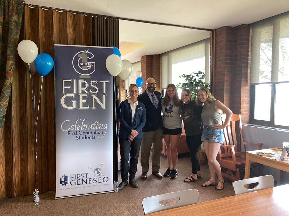 First Gen Brunch May 2023 - admissions employees by banner