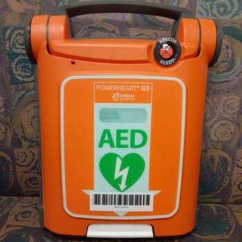 picture of automated external defibrillator