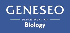 SUNY Geneseo Biology branding
