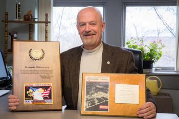 Distinguished Service Professor of Education Dennis Showers