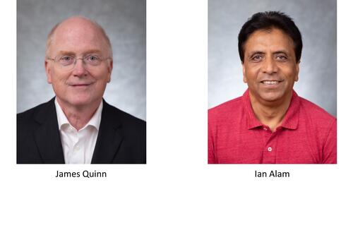 Photos of James Quinn and Ian Alam