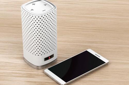 phone and speaker