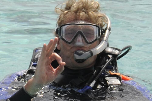 Bruce W. Fouke scuba diving 