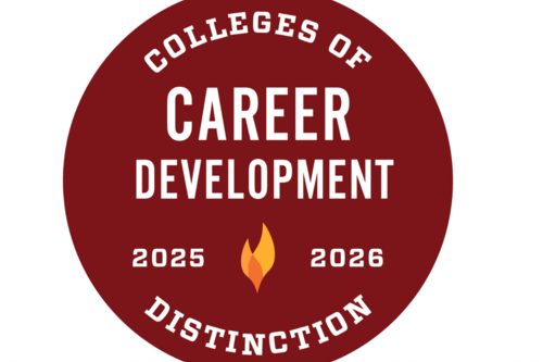 college of distinction for career development badge