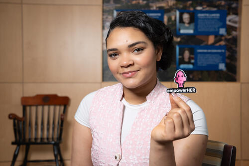 Solangel Almonte '27 (SUNY Geneseo/Matt Burkhartt)