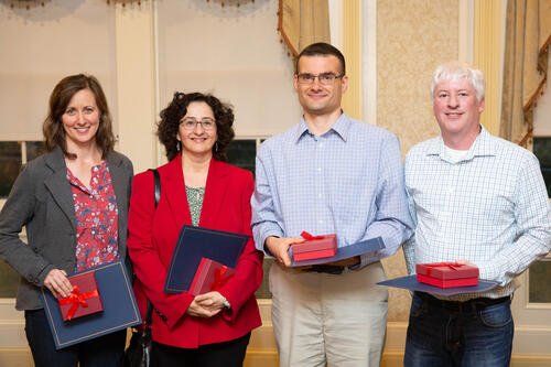 Four winners of Academic Affairs awards