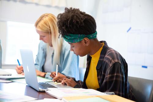 Students Studying