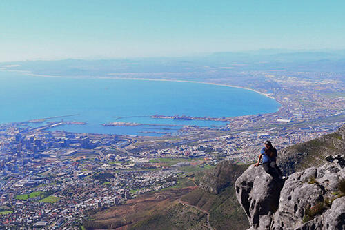 Alexis Leslie in Cape Town, South Africa