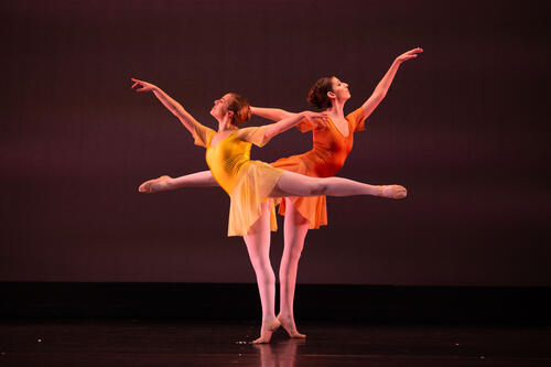 Dancers on stage