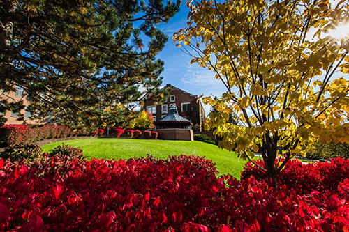 The gazebo at SUNY Geneseo