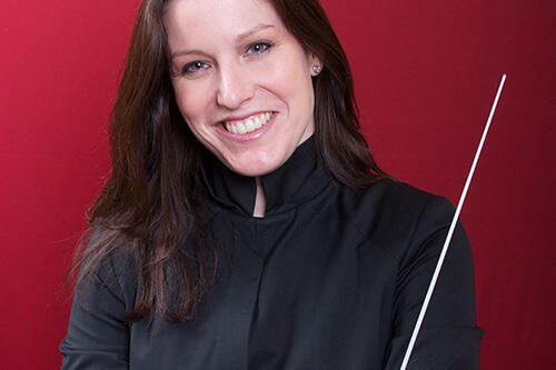 Leah McGray, Geneseo Symphony Orchestra conductor