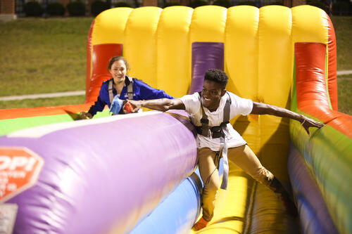 Summer Orientation Game Knight (SUNY Geneseo photo/Keith Walters '11)