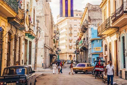 Cuban street scene, used in the symposium flyer