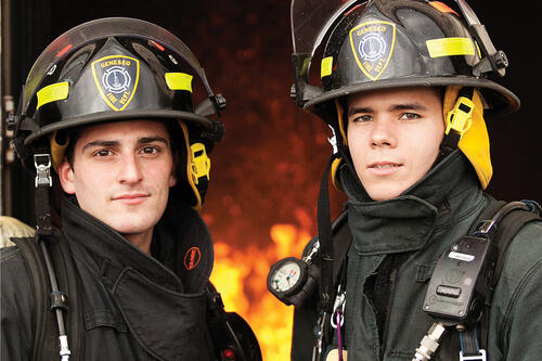 Student firefighters