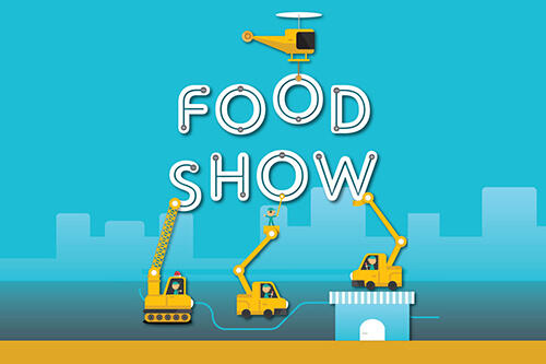 The promotional design for the CAS Food Show on March 28