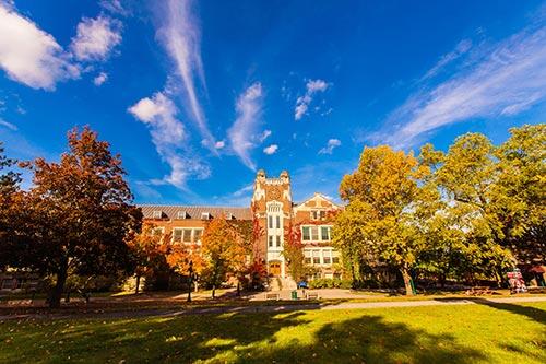 Photo of Geneseo Sturges Hall quad