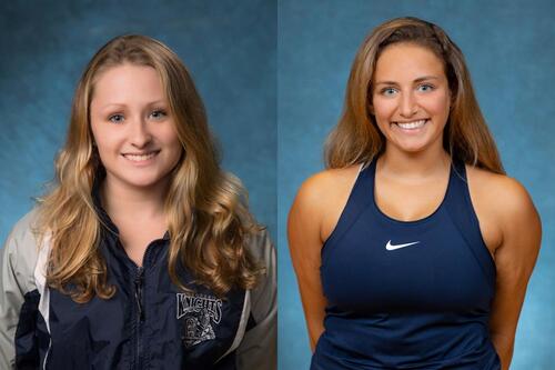 Kristen Bormann '15 and Nina Lurie '19