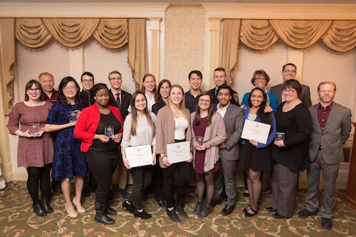 volunteers who received awards