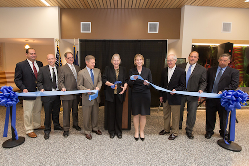 the ribbon cutting ceremony in 2014